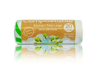 37L Kitchen Tidy Liner Compostable 20s - Better Future