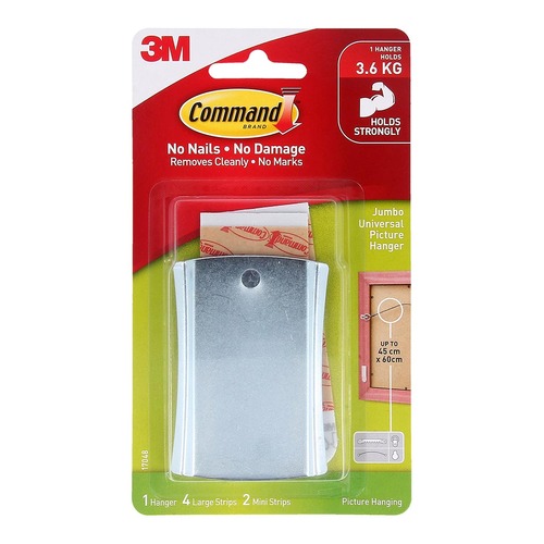 Command Picture Hanger 17048 Jumbo Metal Universal