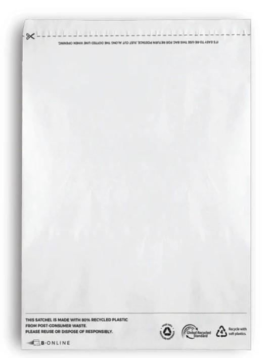  White Poly Mailer XXLRecycled-100/ctn - B Online 