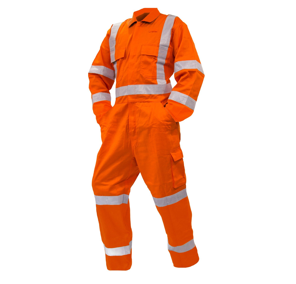 Overall Ls, 200Gsm Cotton Ripstop, Orange, Ttmc-W-Size 11