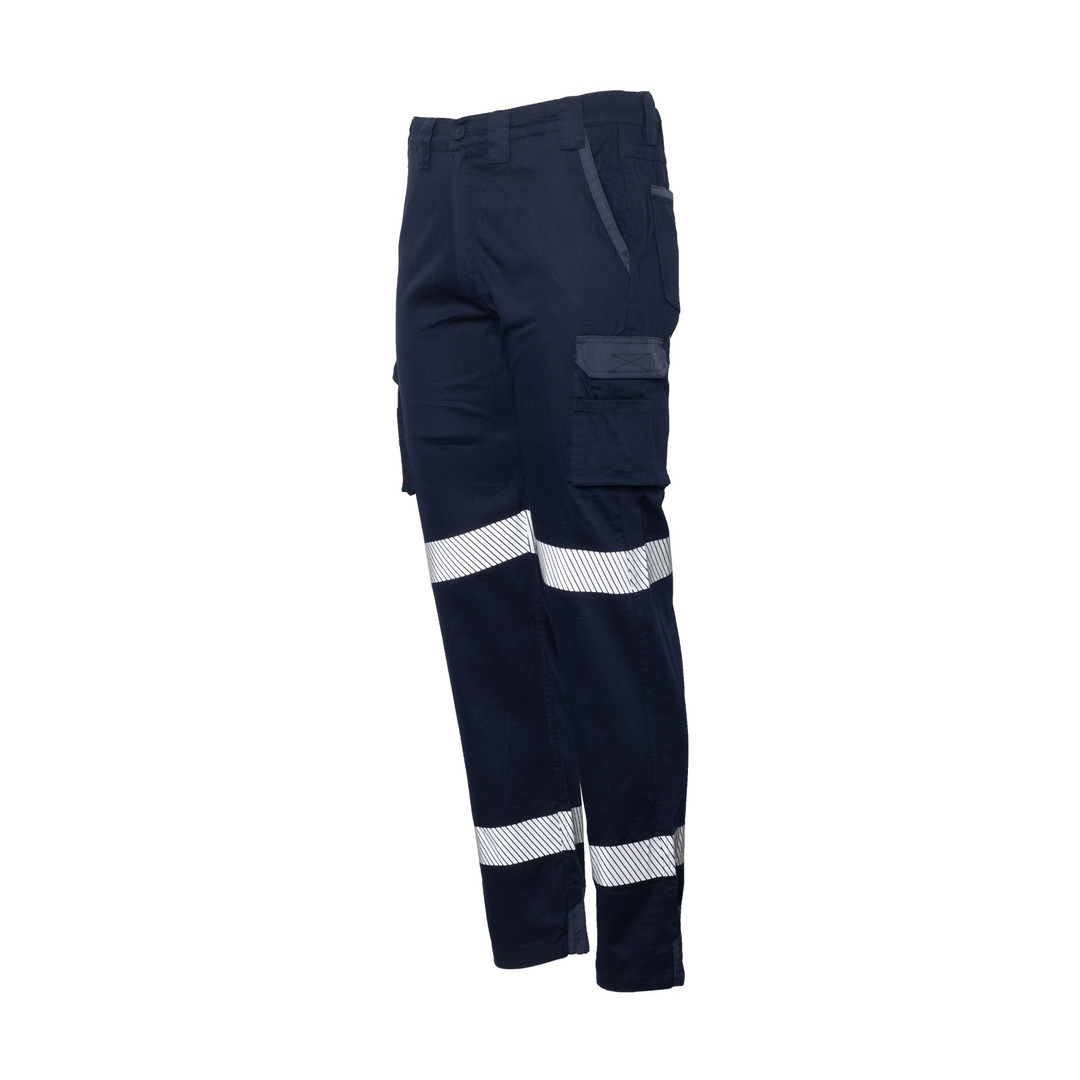 220Gsm Light Cargo Trousers, Ripstop, Navy With Ta-Size 117