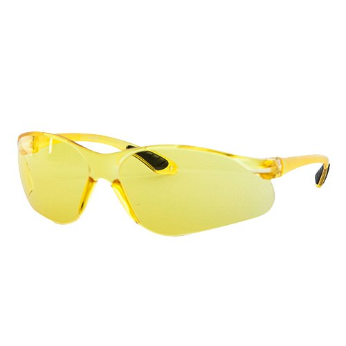 Safety Glasses, Grit, Amber Lens, Af