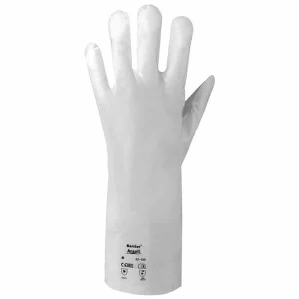 Ansell AlphaTec 02-100 LLDPE Chemical Gloves – Ideal for Spill Response - L