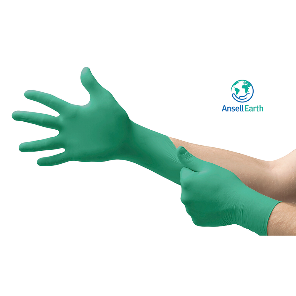 Ansell TouchNTuff 92-600 Powder-free Nitrile Disposable Gloves – Chemical Splash Protection - XL