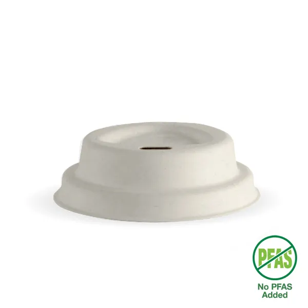 63mm / 4oz Natural Plant Fibre BioCup Lid - Biopak
