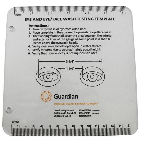Eye and Facewash Testing Template