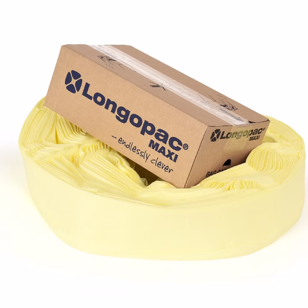 Longopac Maxi Waste Bags - Yellow (mixed recycling)