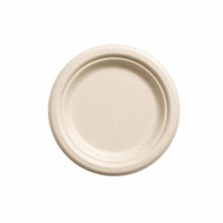 Plates 17cm Sugarcane - Ecoware