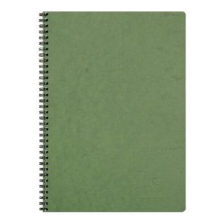 Age Bag Spiral Notebook A4 Lined Green
