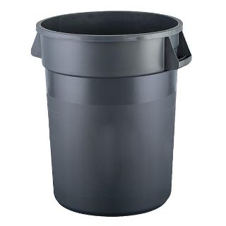 121L Round Food Bin - Grey
